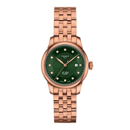 Tissot Le Locle Green Dial Analog Automatic Women's Watch T0062073309600