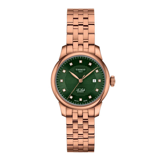 Tissot Le Locle Green Dial Analog Automatic Women's Watch T0062073309600