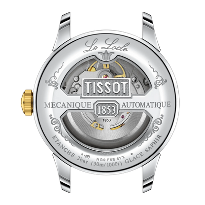 T0064072203301 Tissot Le Locle Powermatic 80 Two-Tone Watch For Men