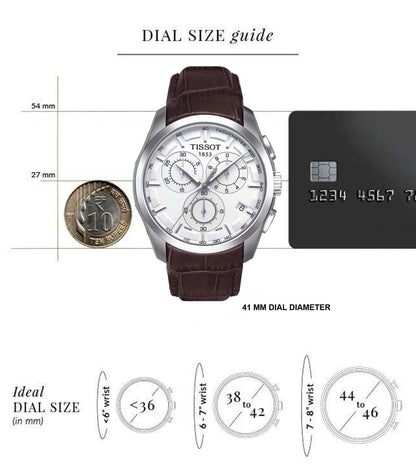 T0356171603100 |  TISSOT COUTURIER Chronograph Watch for Men