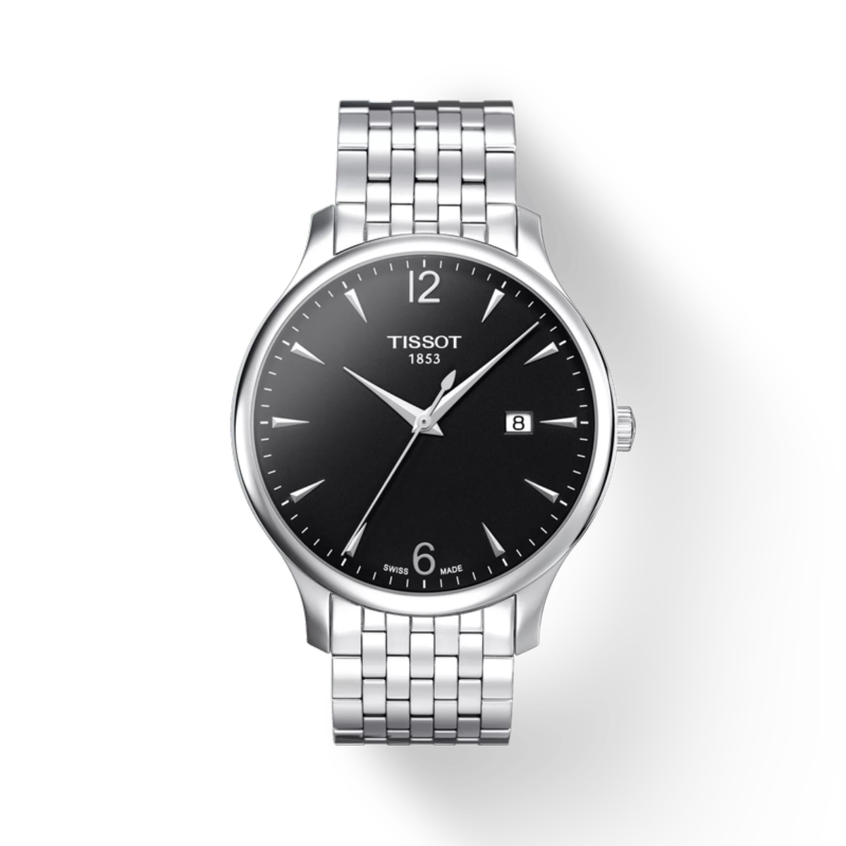 Tissot Tradition Quartz Black Dial Analog Watch For Men T0636101105700