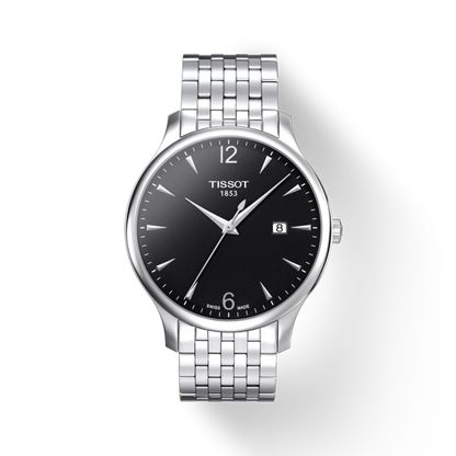 Tissot Tradition Quartz Black Dial Analog Watch For Men T0636101105700