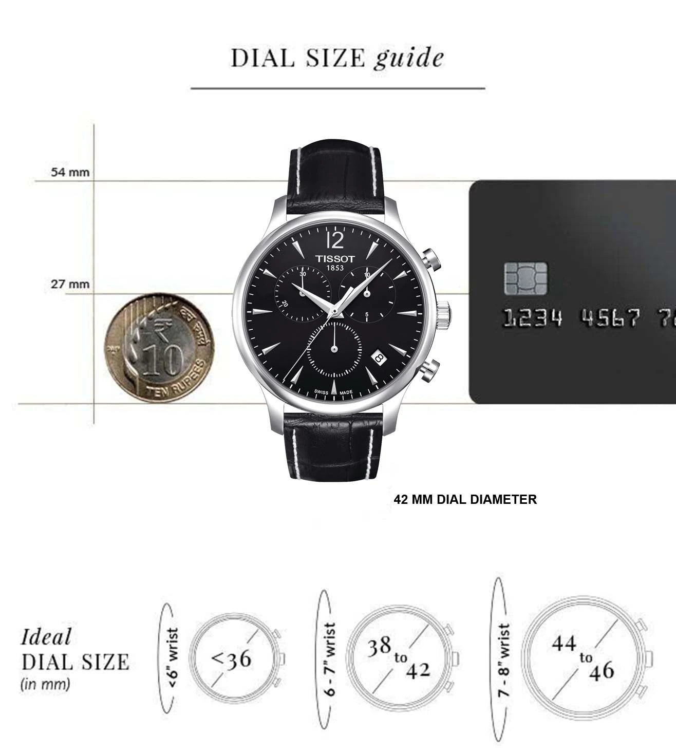 T0636171605700 |  TISSOT T-Classic Tradition Chronograph Watch for Men