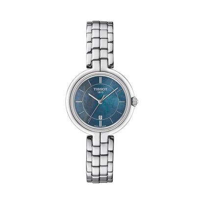 Tissot Flamingo Quartz Blue Dial Analog Women's Watch T0942101112100