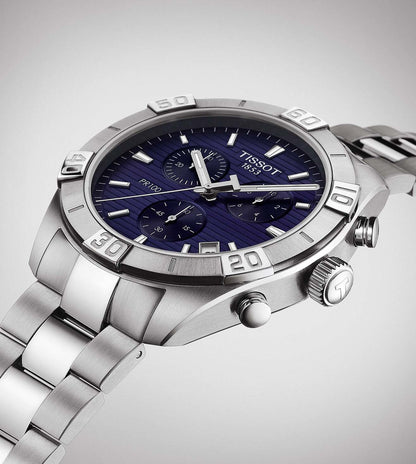 T1016171104100  |  TISSOT PR 100 SPORT GENT Chronograph Watch for Men