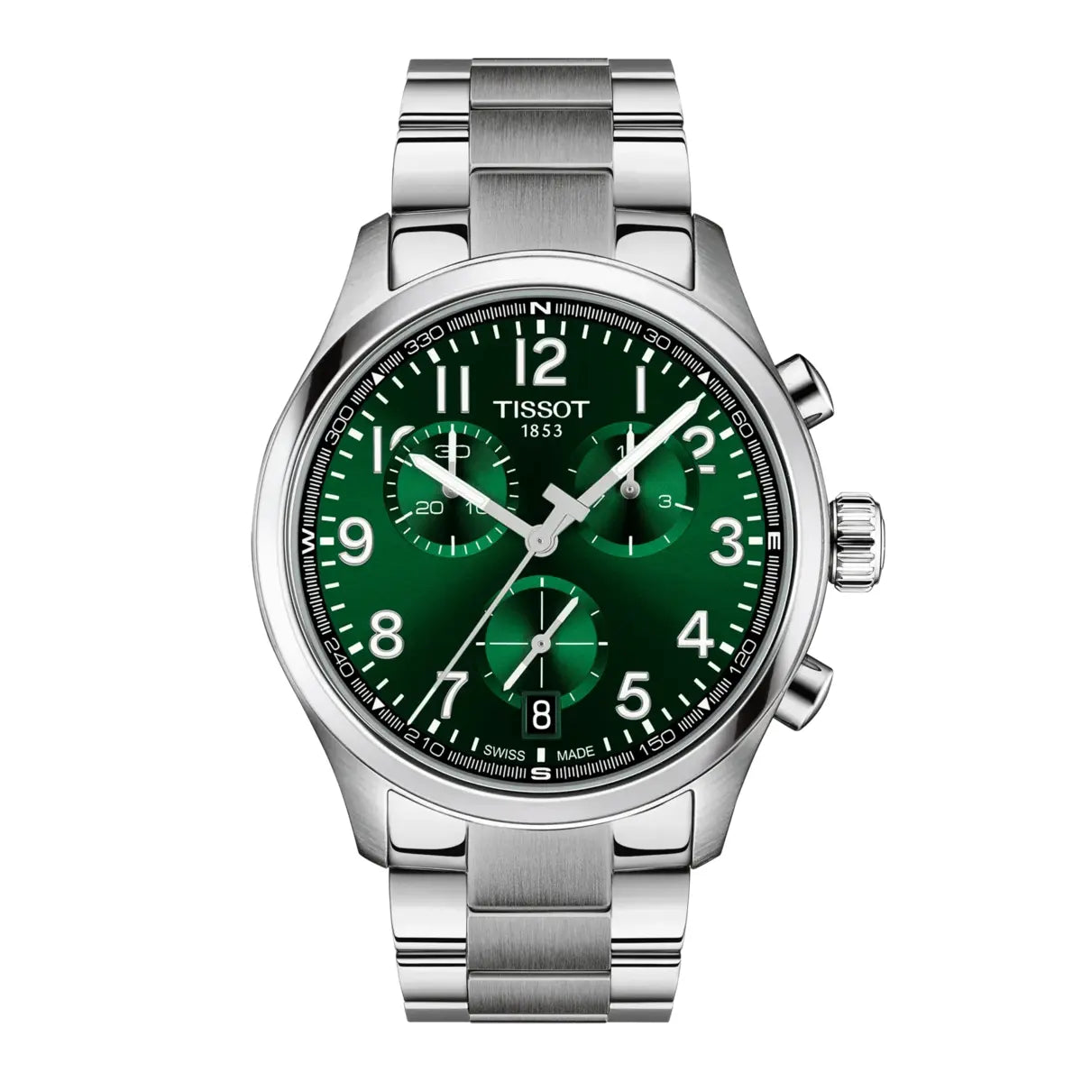 Tissot Chrono L Green Dial Analog Chronograph Men's Watch T1164171109200