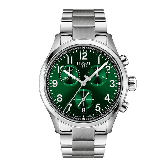Tissot Chrono L Green Dial Analog Chronograph Men's Watch T1164171109200