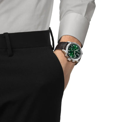 Tissot Chrono L Quartz Green Dial Chronograph Men's Watch T1164171609200