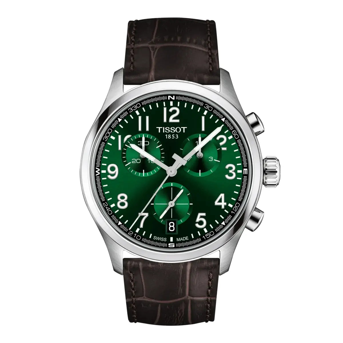 Tissot Chrono L Quartz Green Dial Chronograph Men's Watch T1164171609200