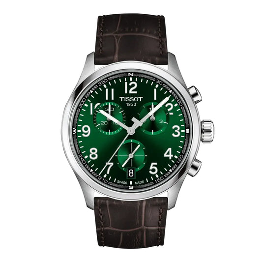 Tissot Chrono L Quartz Green Dial Chronograph Men's Watch T1164171609200