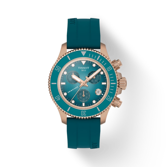 Tissot Seastar 1000 Chronograph turquoise Dial Unisex Watch T1202173704100