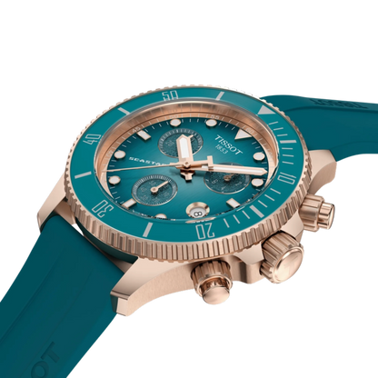 Tissot Seastar 1000 Chronograph turquoise Dial Unisex Watch T1202173704100