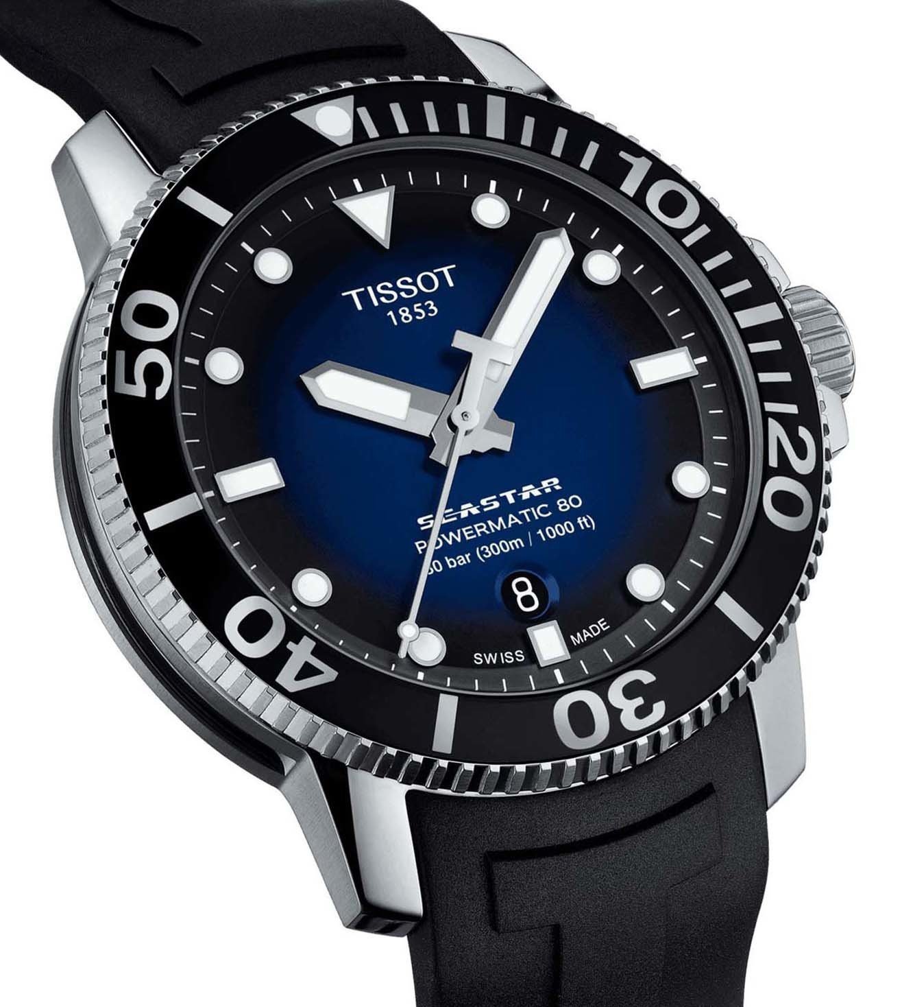 T1204071704100  |  TISSOT T-Sport Seastar 1000 Powermatic Swiss Automatic Watch for Men
