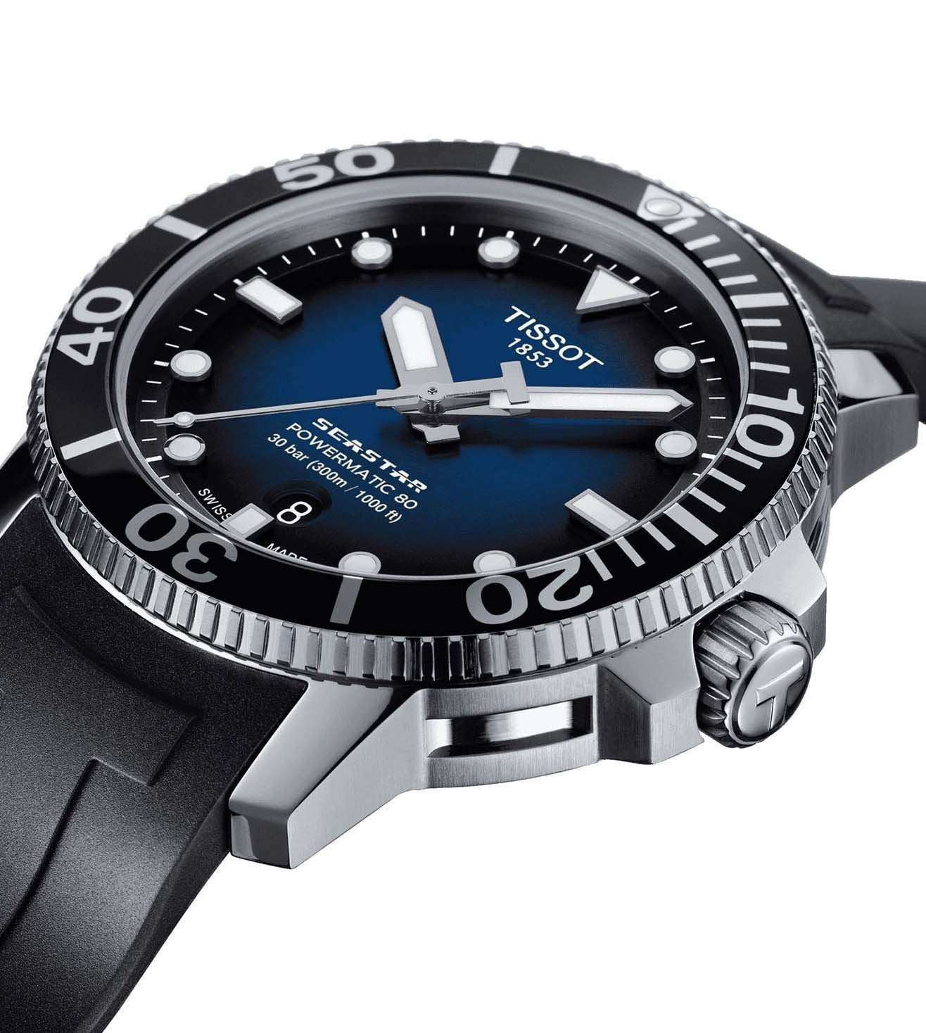 T1204071704100  |  TISSOT T-Sport Seastar 1000 Powermatic Swiss Automatic Watch for Men