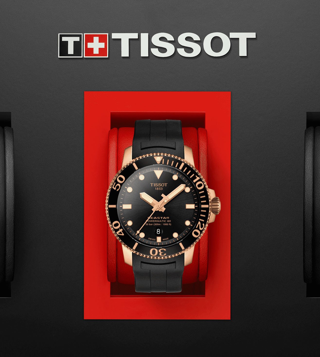 T1204073705101  |  TISSOT T-Sport Seastar 1000 Powermatic 80 Watch for Men