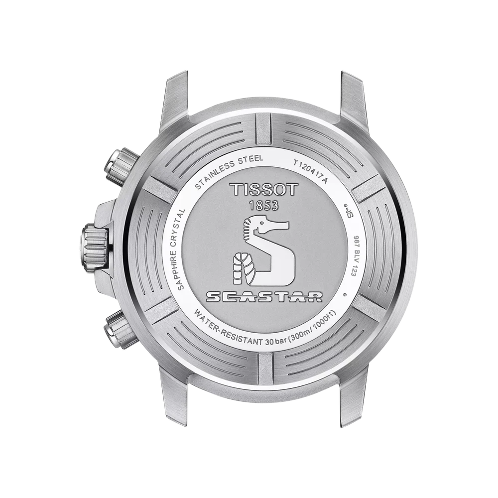 Tissot Seastar 1000 Black Dial Analog Chronograph Men's Watch T1204171105101