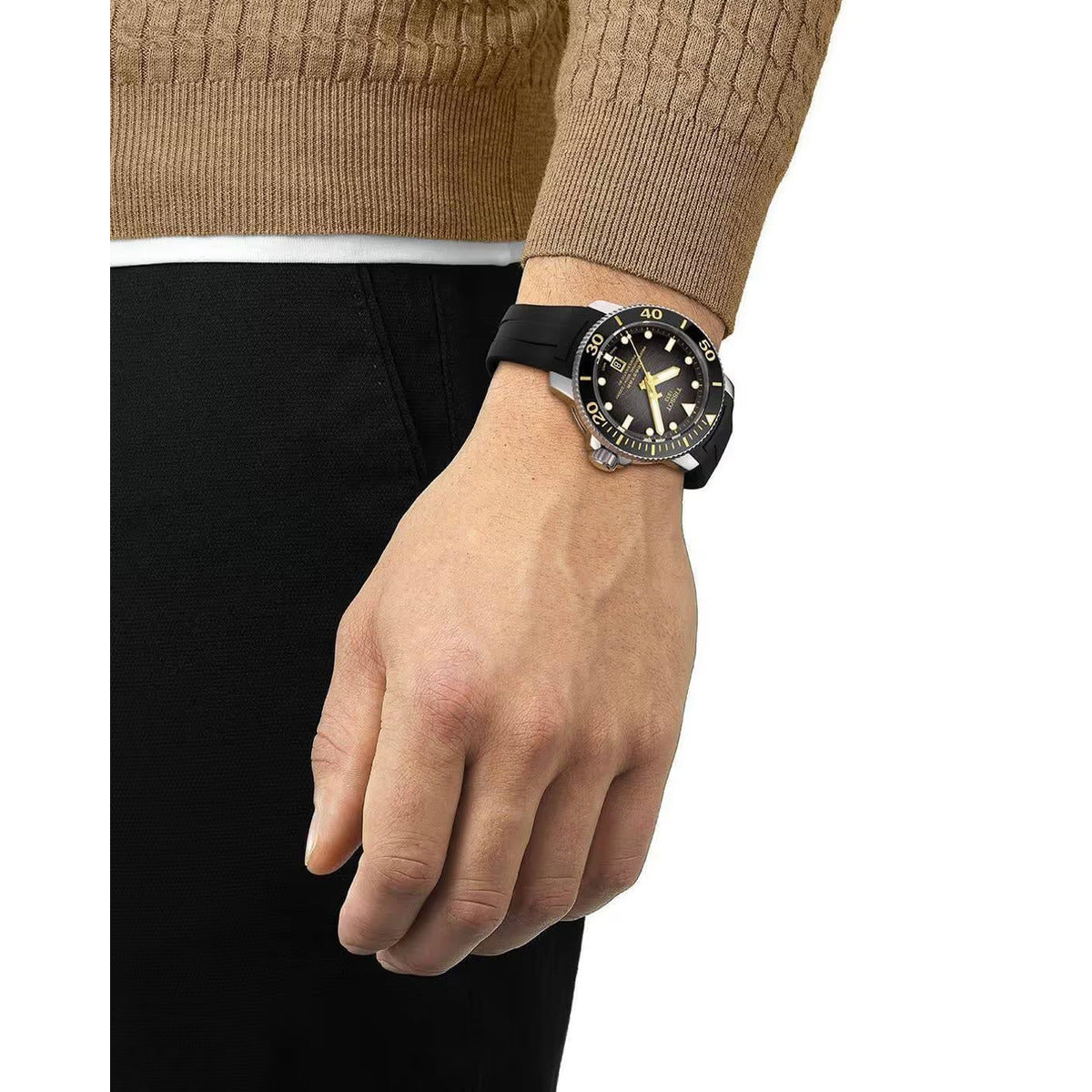 Tissot Seastar 2000 Black Dial Automatic Men's Watch Watch T1206071744101