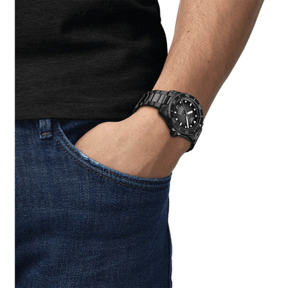 Tissot Seastar 1000 Black Dial Analog Chronograph Men's Watch T1208073305100