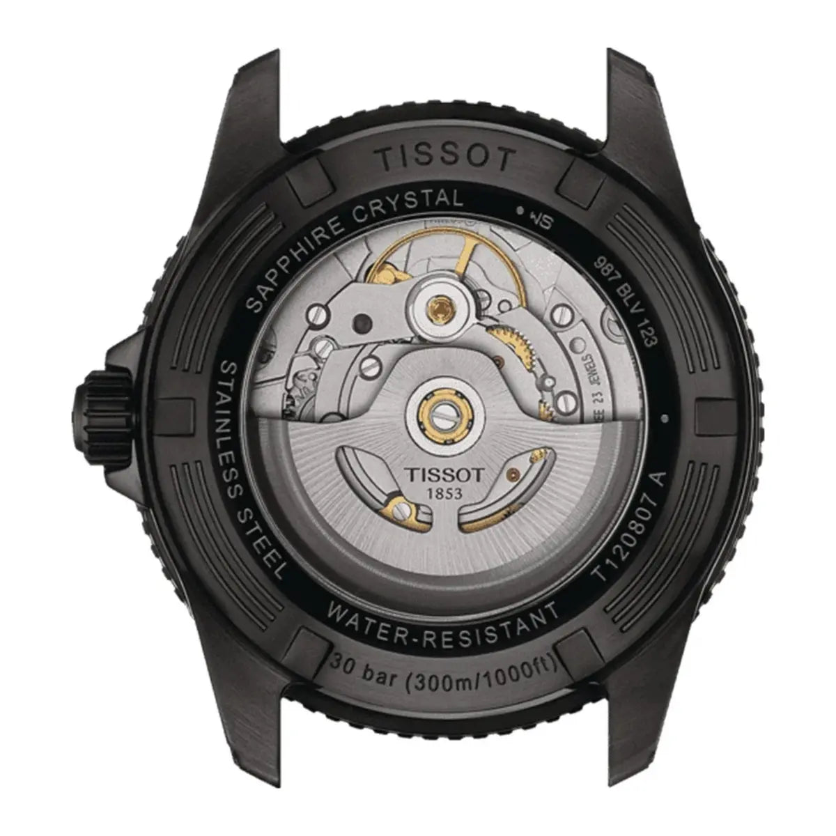 Tissot Seastar 1000 Black Dial Analog Chronograph Men's Watch T1208073305100