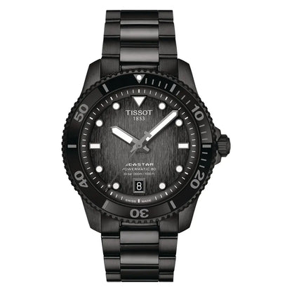 Tissot Seastar 1000 Black Dial Analog Chronograph Men's Watch T1208073305100