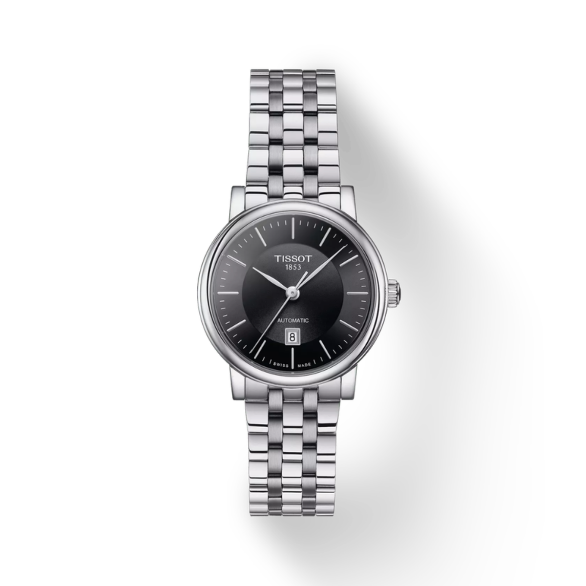 Tissot Carson Premium Automatic Black Dial Women's Watch T1222071105100