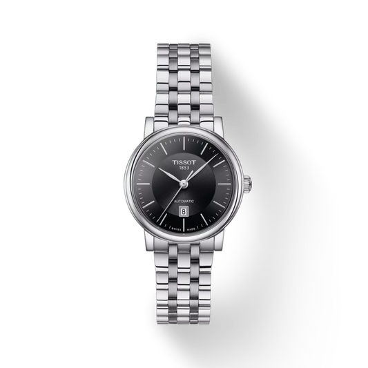 Tissot Carson Premium Automatic Black Dial Women's Watch T1222071105100