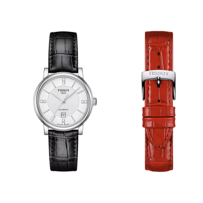 Tissot Carson Premium Automatic Silver Dial Women's Watch T1222071603601