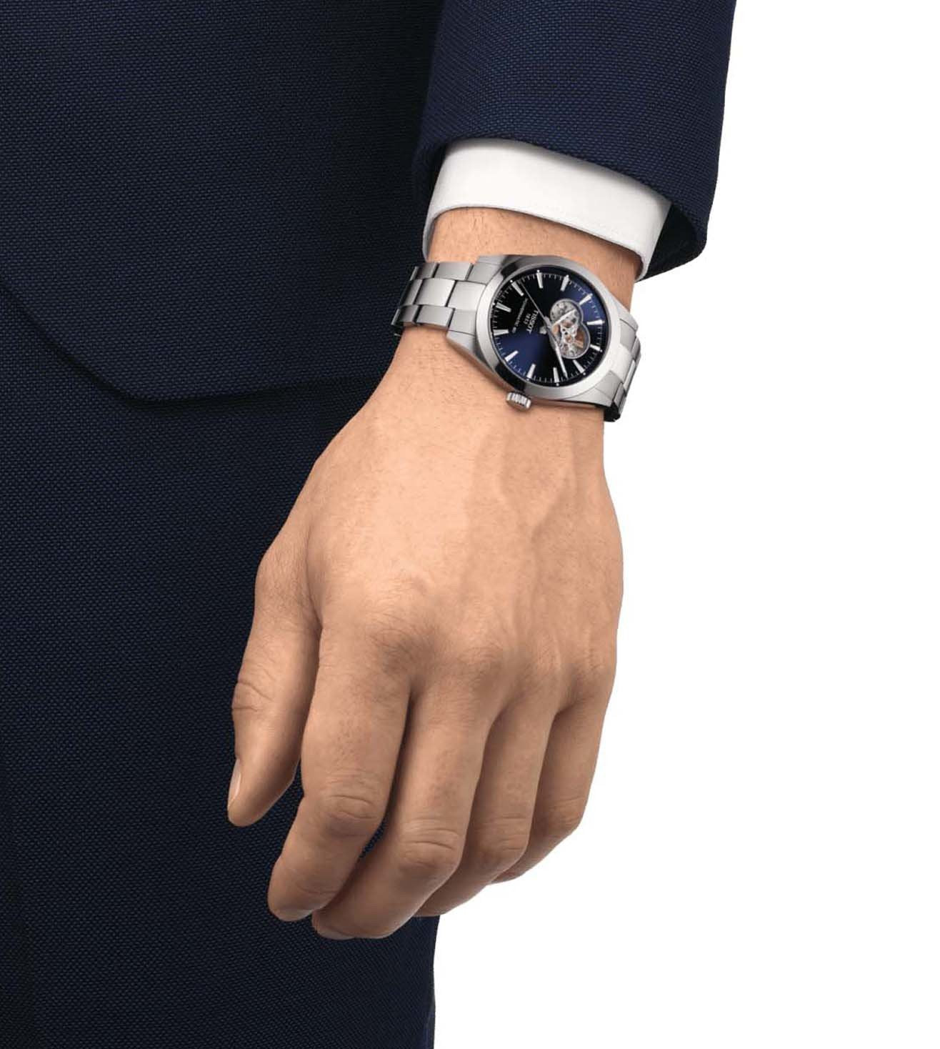 T1274071104101  |  Tissot T-Classic Gentleman Powermatic Automatic Watch for Men