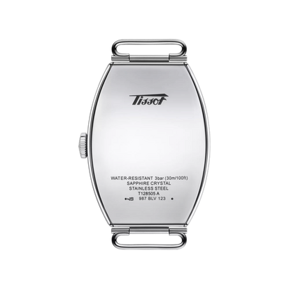 Tissot watch case on a white background