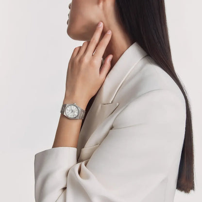 Tissot PRX Mother Of Pearl Dial Analog Women's Watch T1372101111100