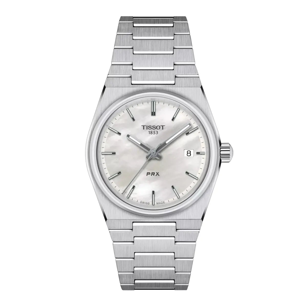 Tissot PRX Mother Of Pearl Dial Analog Women's Watch T1372101111100