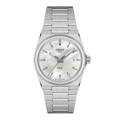 Tissot PRX Mother Of Pearl Dial Analog Women's Watch T1372101111100