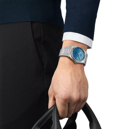 Tissot PRX Blue Dial Analog Automatic Men's Watch T1374071135101
