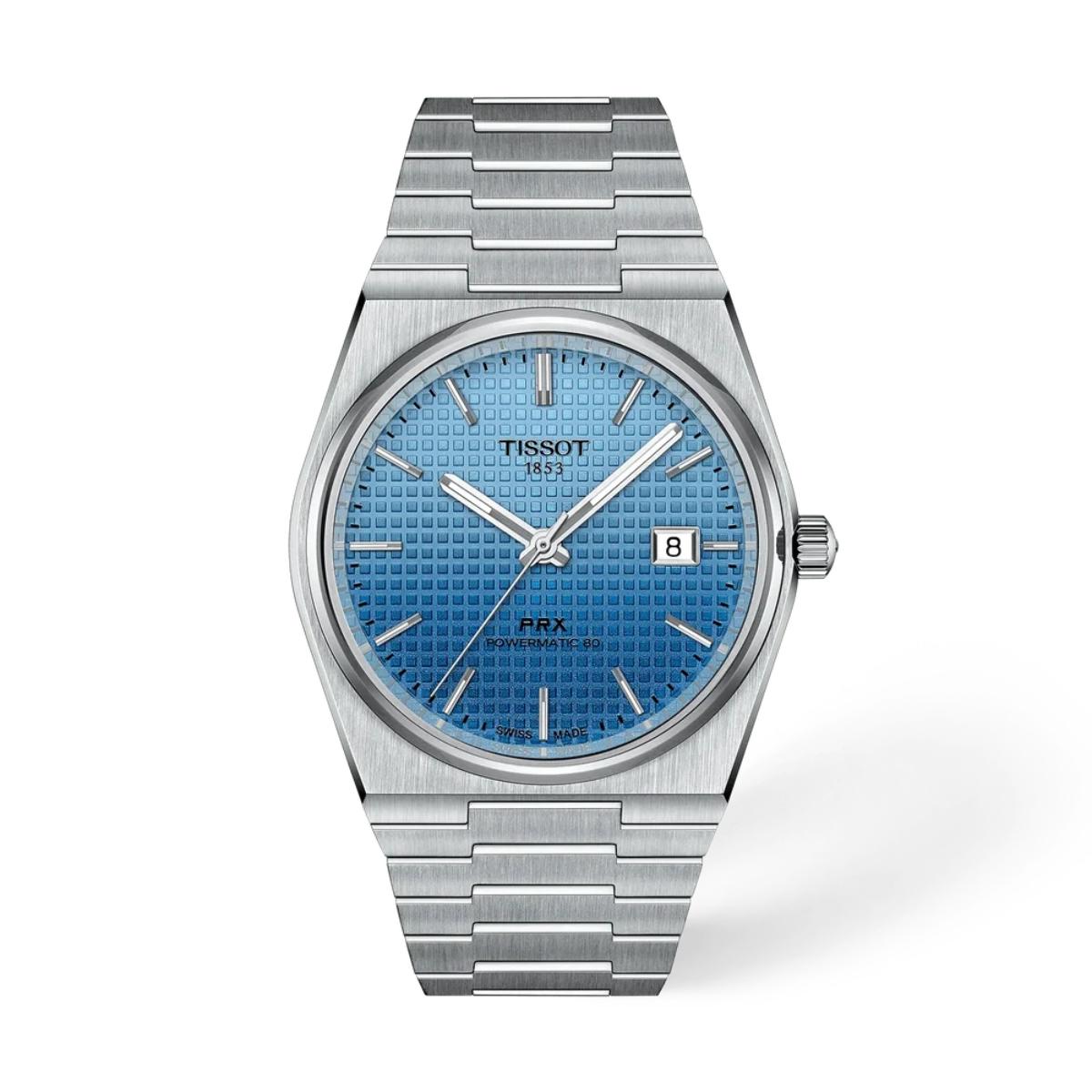 Tissot PRX Blue Dial Analog Automatic Men's Watch T1374071135101