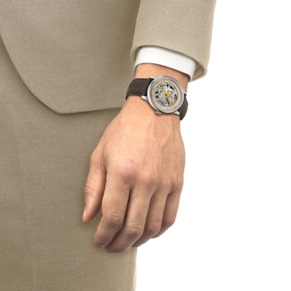 Tissot Chemin Des Tourelles Skeleton Automatic Men's Watch T1398361626100