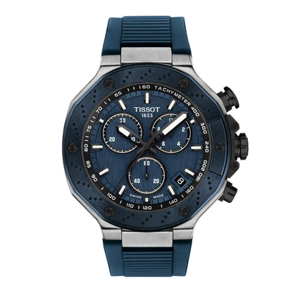 Tissot T-Race Quartz Blue Dial Analog Chronograph Men's Watch T1414172704100