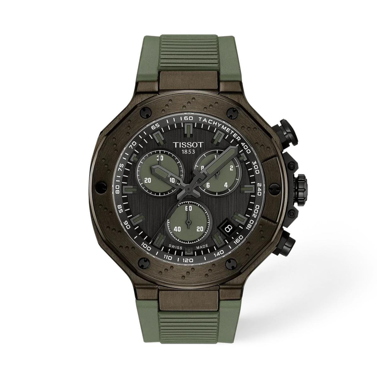 Tissot T-Race Grey Dial Analog Chronograph Men's Watch T1414173706102