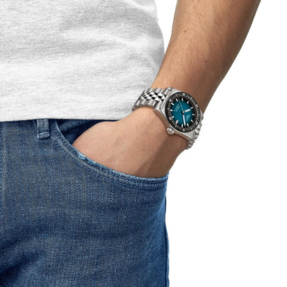 Tissot PR516 Blue Dial Analog Automatic Men's Watch T1494071104100