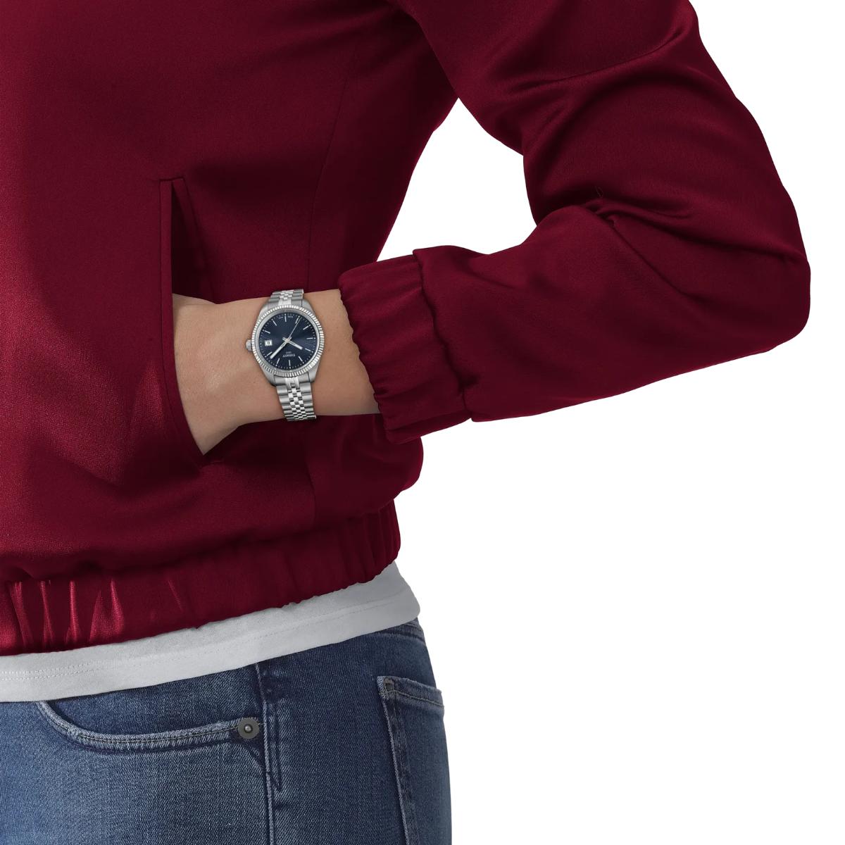 Tissot Ballade Quartz Blue Dial Analog Women's Watch T1562101104100