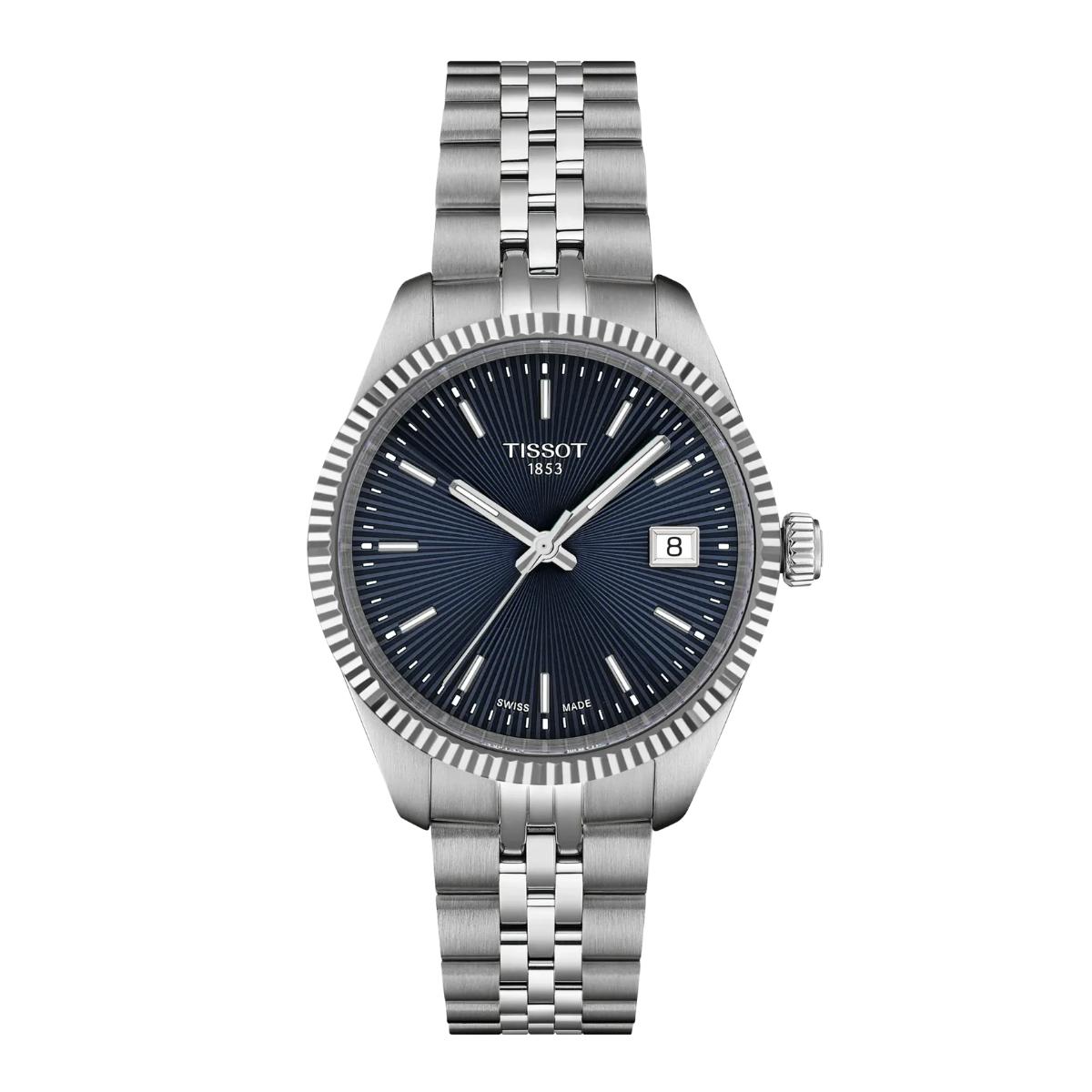 Tissot Ballade Quartz Blue Dial Analog Women's Watch T1562101104100