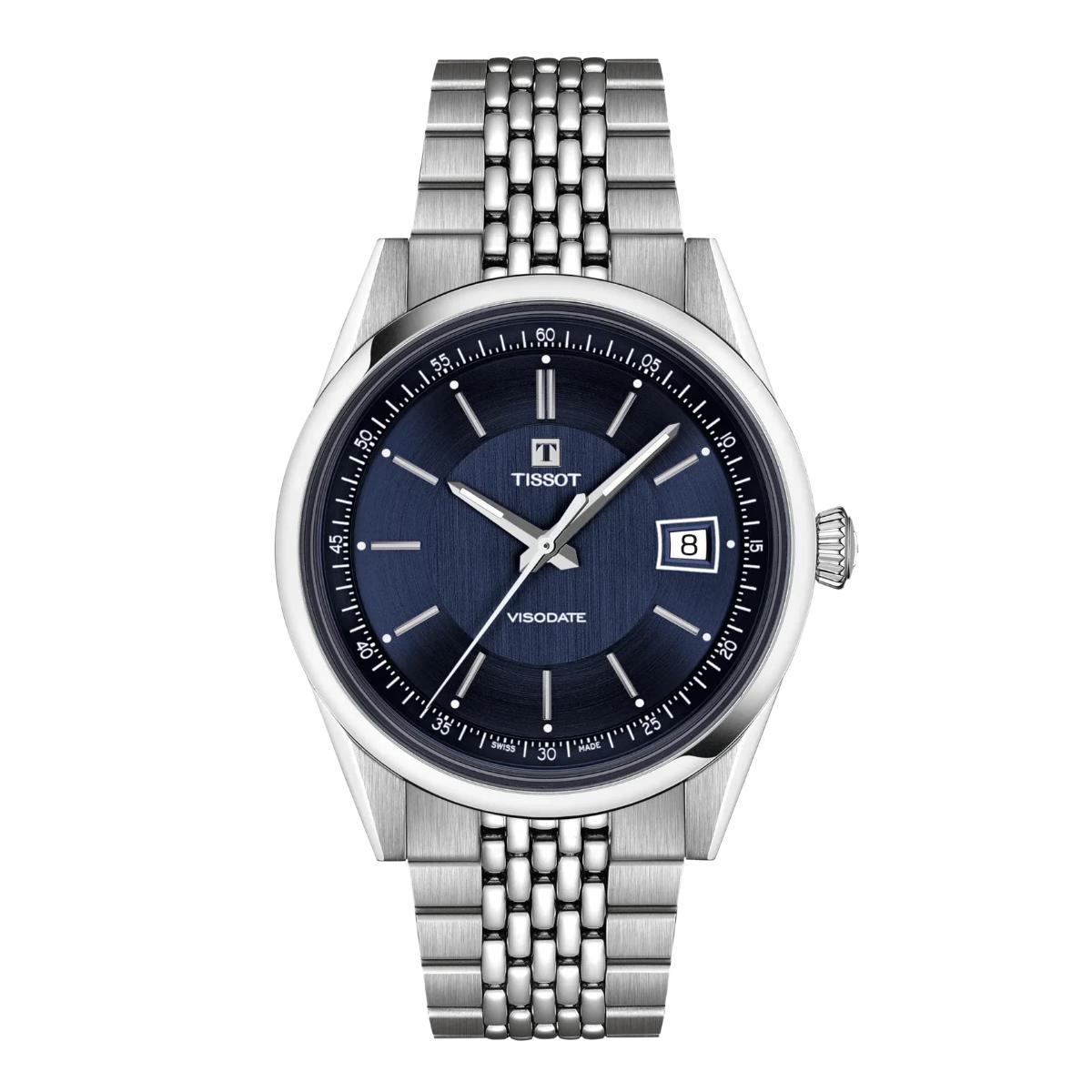 Tissot Visodate Blue Dial Analog Automatic Men's Watch T1574071104100