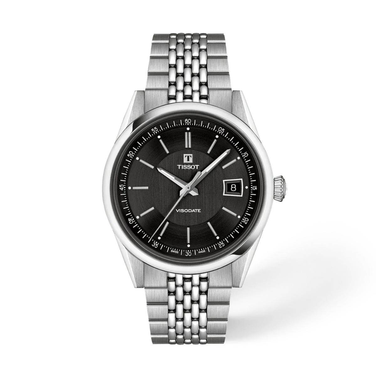 Tissot Visodate Black Dial Analog Automatic Men's Watch T1574071105100