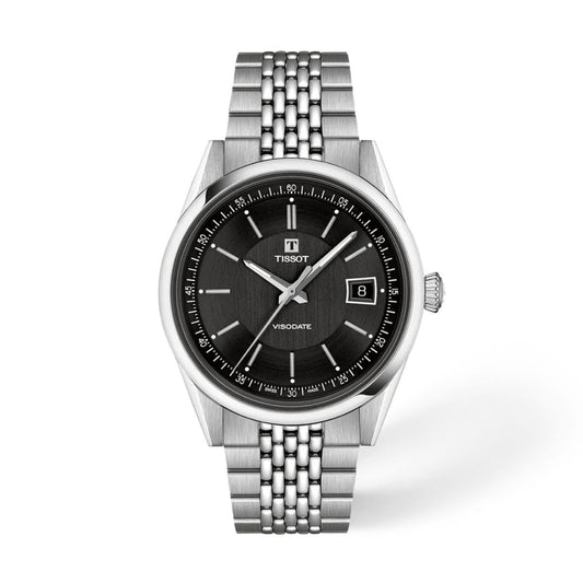 Tissot Visodate Black Dial Analog Automatic Men's Watch T1574071105100
