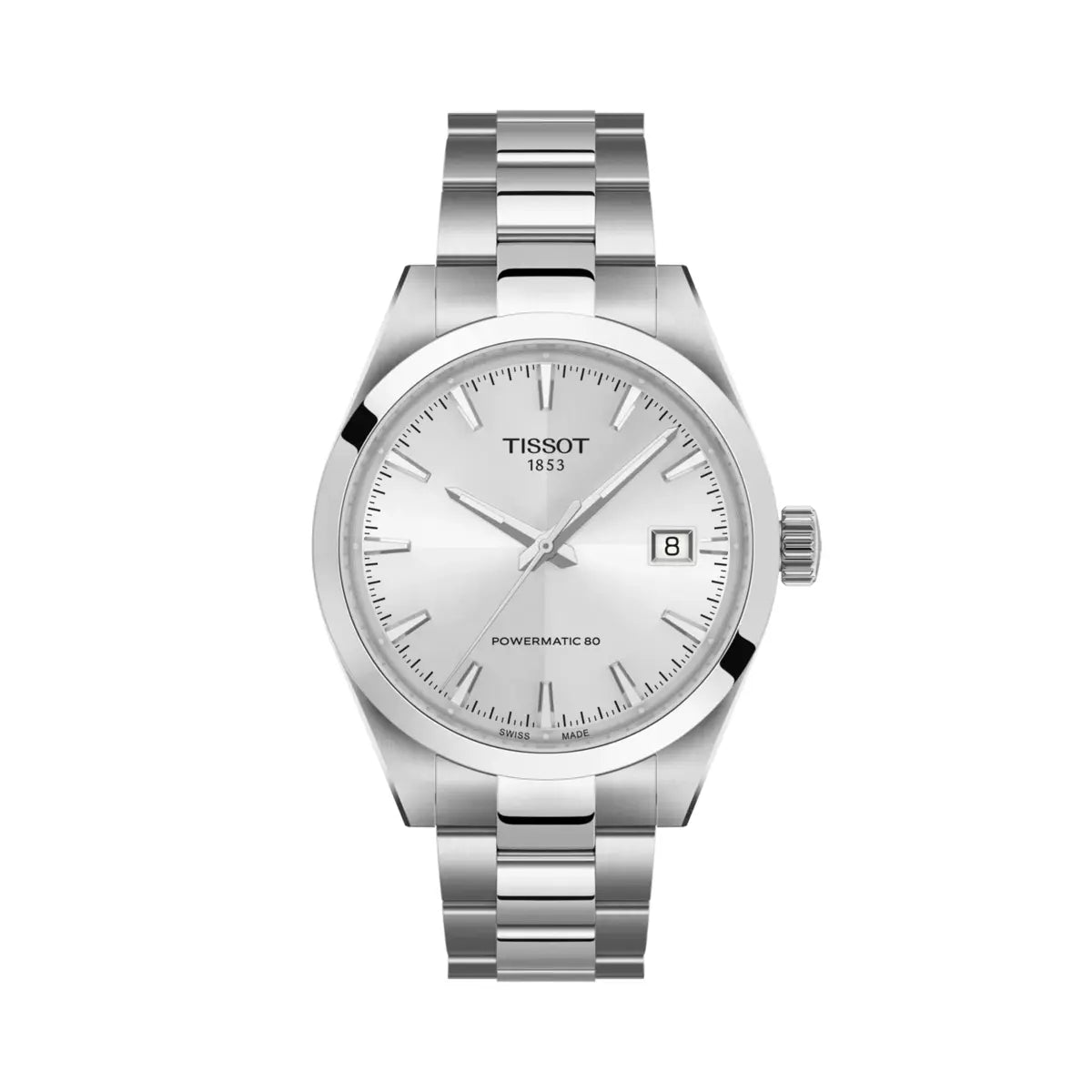 Tissot Silver Dial Analog Automatic Stainless steel Men's Watch T1658071103100