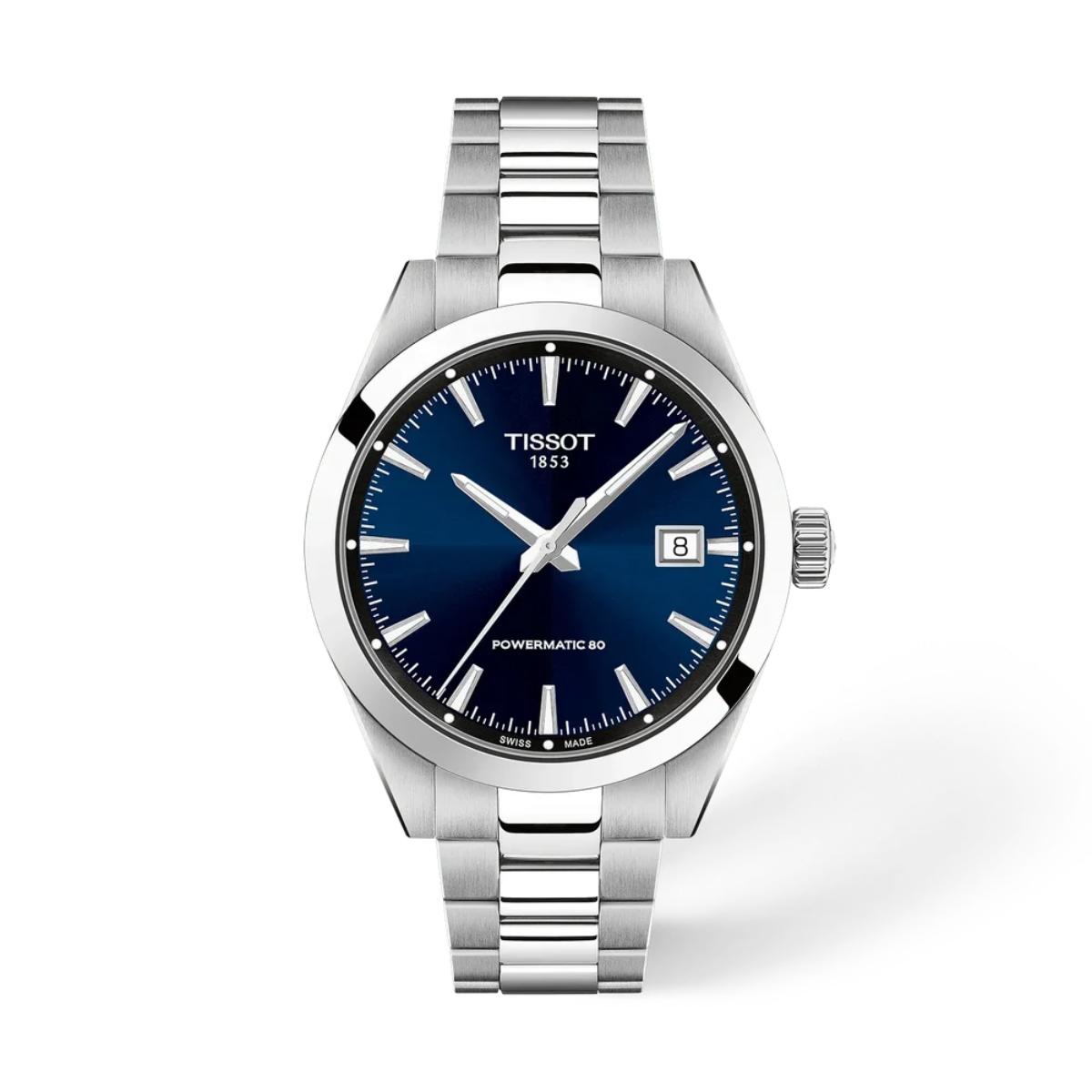 Tissot Blue Dial Automatic Stainless steel Men's Watch T1658071104100