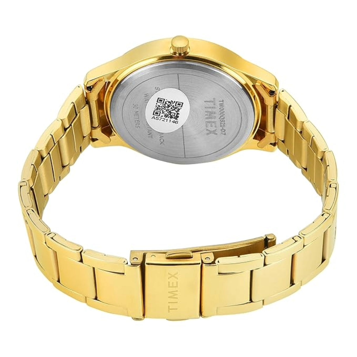 Timex Quartz Green Round Dial Analog Stainless Steel Women Watch - TW000Q821