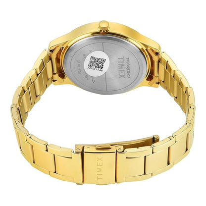 Timex Quartz Green Round Dial Analog Stainless Steel Women Watch - TW000Q821