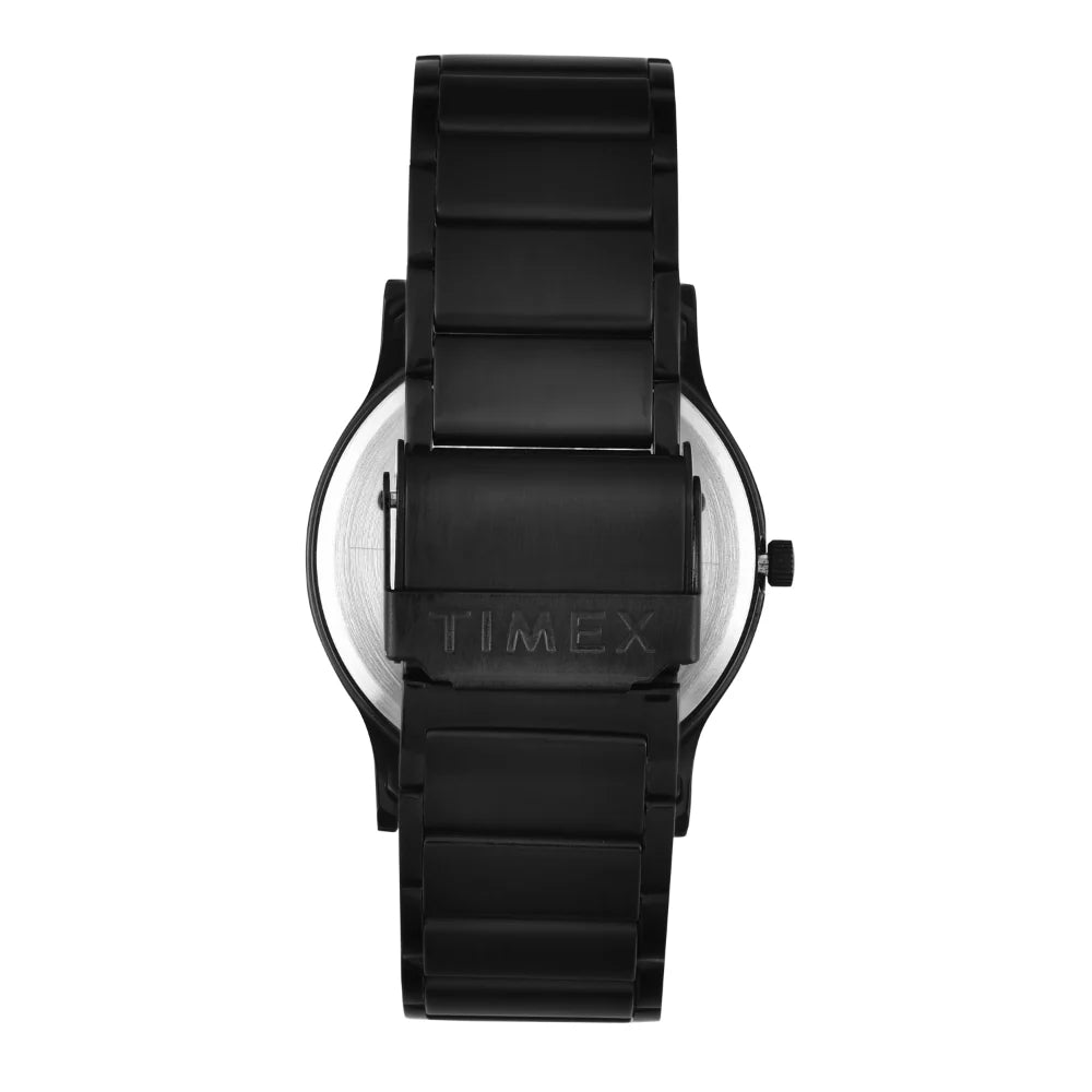 Timex Men Black Round Dial Analog Watch- TW000R459