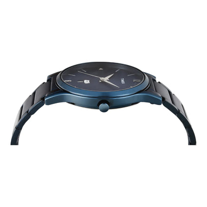 Timex Men Blue Round Dial Analog Watch- TW000R460