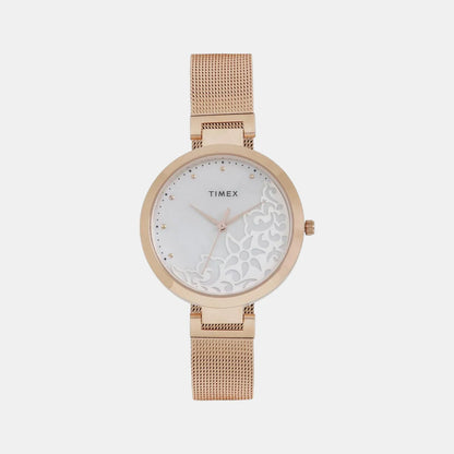 Timex Fashion  Mother of Pearl Dial Women's Watch -TW000X220
